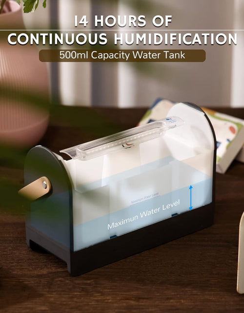 Load image into Gallery viewer, 500ml Flame Diffuser, Aroma Essential Oil Diffuser, Ultrasonic Cool Mist Humidifier, LF500M Fire Diffuser
