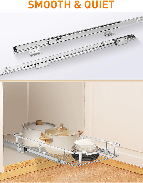 Load image into Gallery viewer, Pull Out Cabinet Organizer, Heavy Duty Slide Out Pantry Shelves Sliding Drawer Storage For Kitchen
