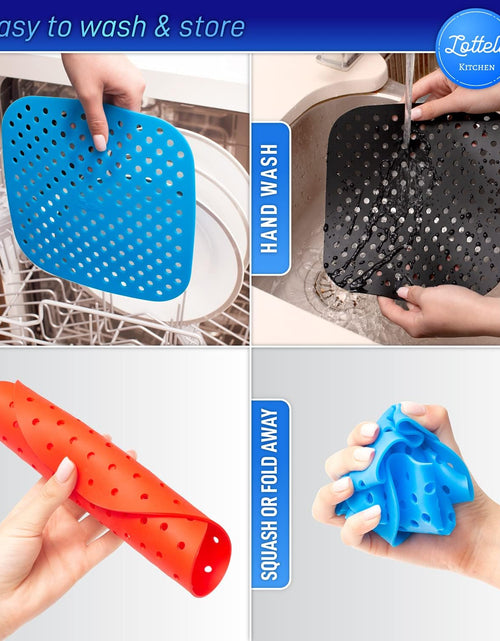 Load image into Gallery viewer, Reusable Silicone Air Fryer Liners with Air Fryer Magnetic Cheat Sheet, Easy Clean Air Fryer Accessories
