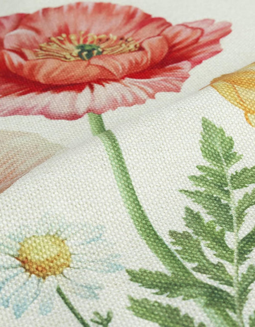 Load image into Gallery viewer, Set of 4 Garden Flower Butterfly Decorative Pillows Case Polyester Linen Cushion Covers
