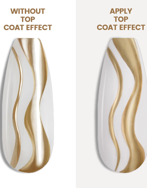 Load image into Gallery viewer, Metallic Nail Art Gel Liner Bronze Gold Mirror Chrome 3D Effect Gel Nail Polish 8ml
