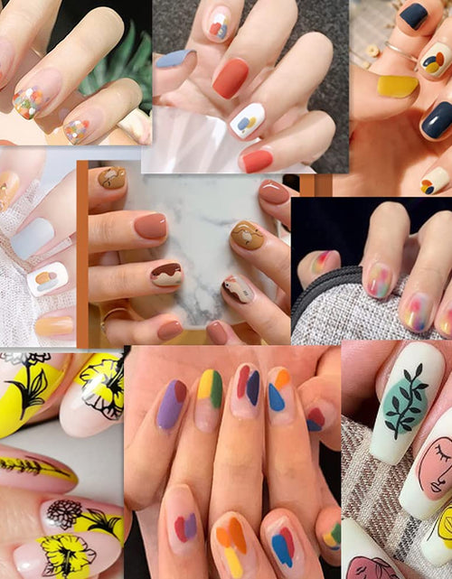 Load image into Gallery viewer, Graffiti Fun Nail Art Stickers, Abstract Nail Decals 3D Self-Adhesive, 6 Sheets
