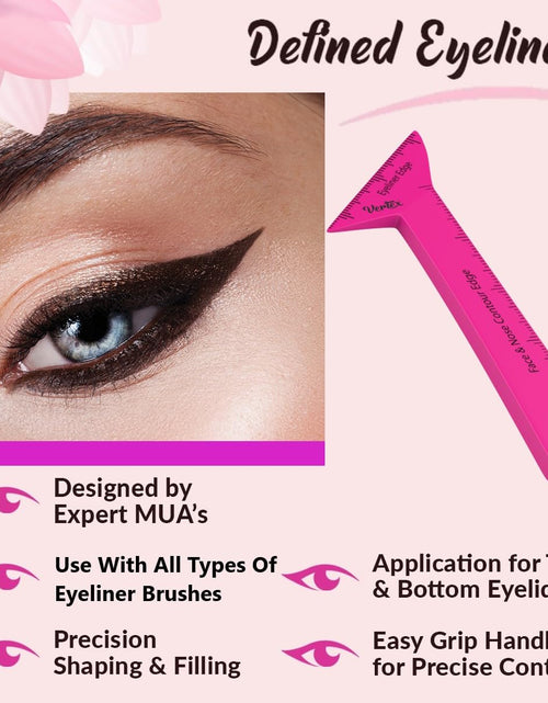 Load image into Gallery viewer, Eyeliner Stencils Pencil Liquid Waterproof Tool For Liner Makeup Brush Pen Stamp
