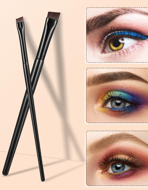 Load image into Gallery viewer, 5-Piece Set Eyeliner Brushes for Precision Makeup Application - Fine Angled &amp; Ultra Thin Slanted Flat Angle

