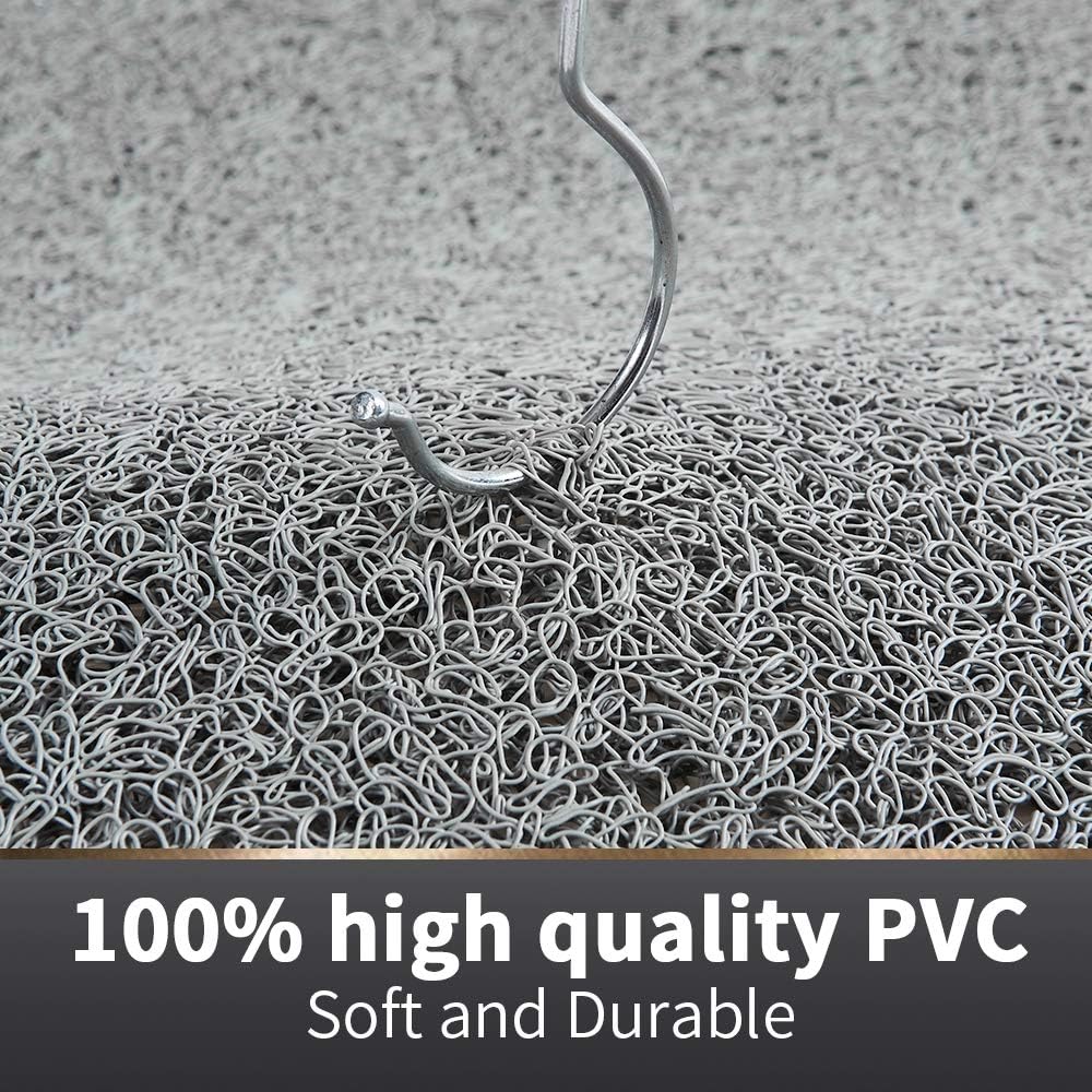 Non Slip Comfort Bathtub Mats with Drain 24x16Inch