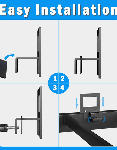 Load image into Gallery viewer, 6 PCS Mattress Holder in Place Gripper,Keep Mattress from Sliding, Adjustable Anti-Slip Baffle, Black
