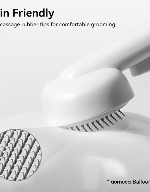 Load image into Gallery viewer, Cat Brush with Release Button, Cat Brushes for Indoor Cats Shedding, Removes Loose Fur
