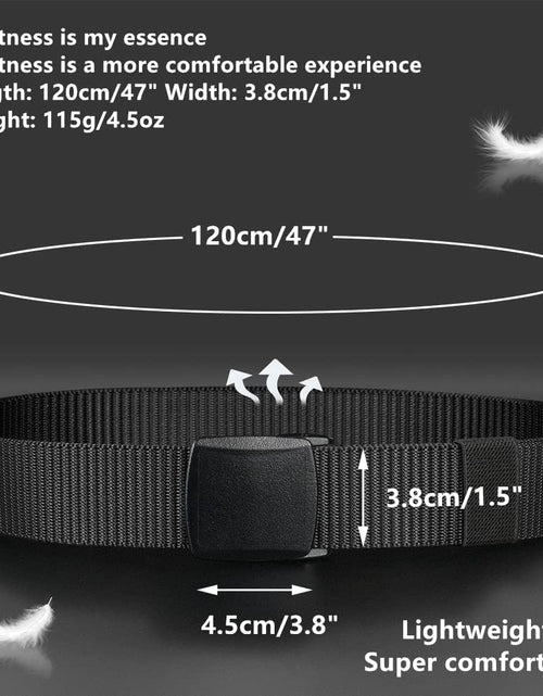 Load image into Gallery viewer, 8 Pack Nylon Military Tactical Plastic Buckle Belt Webbing Canvas Outdoor Web Belt
