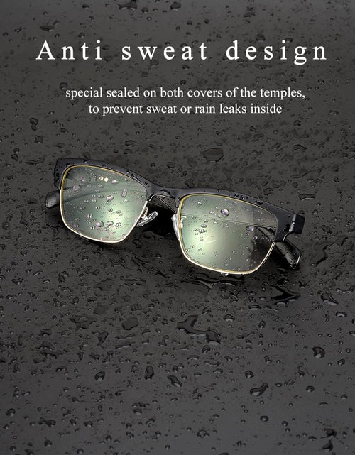 Load image into Gallery viewer, New Wireless Bluetooth Glasses,Smart Audio Glasses,Men&#39;s/Women&#39;s Indoor And Outdoor Entertainment Smart Glasses (silver,clear)
