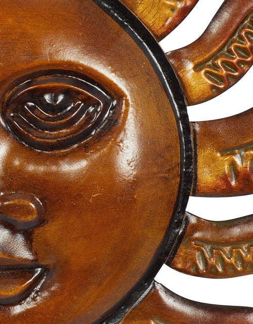 Load image into Gallery viewer, Metal Sun Moon Wall Decor Discounted Wall Art, 21&quot; x 1&quot; x 20&quot;
