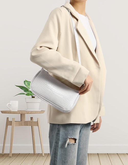 Load image into Gallery viewer, Small Purse for Women, Retro Classic Tote HandBag Shoulder Bags Clutch Purse, White
