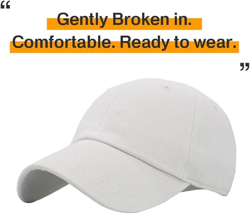Load image into Gallery viewer, Classic Trucker Low Profile Hat Men Women Baseball Cap Dad Hat Adjustable Unconstructed Plain Cap, White Classic
