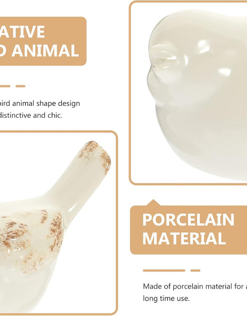 Load image into Gallery viewer, Modern Minimalist Animal Ornament Love Birds Decor Desk Decoration Porcelain Crafts

