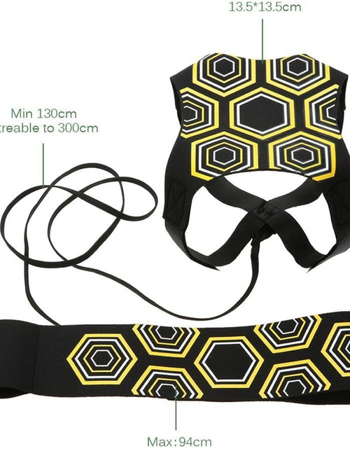 Load image into Gallery viewer, Football Kick Trainer Soccer Training Aids Hands Free Throw Sole Practice Equipment for Kids
