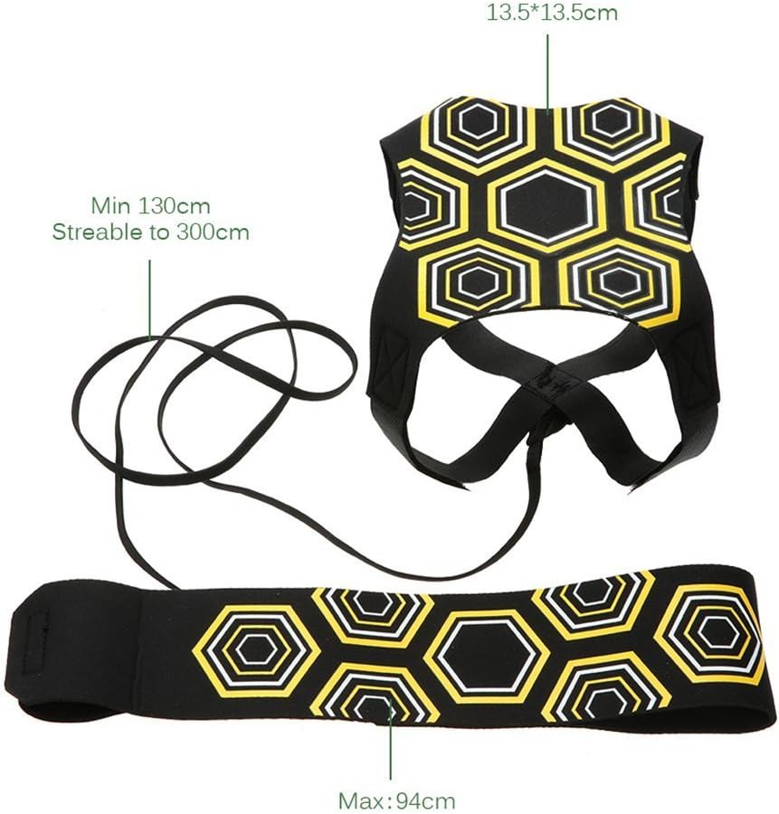 Football Kick Trainer Soccer Training Aids Hands Free Throw Sole Practice Equipment for Kids