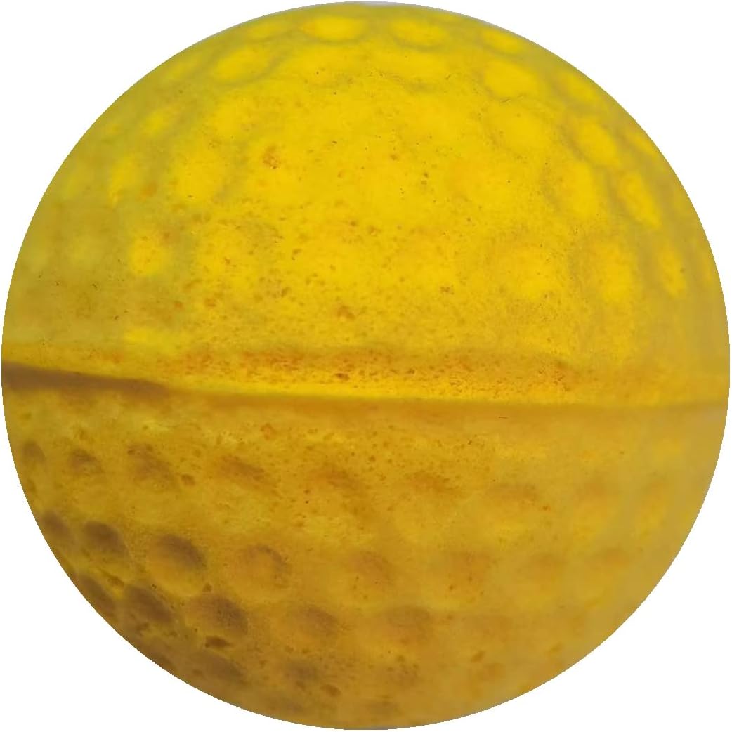Cat Foam Ball Cat Sponge Ball Toy Cat Soccer Ball Toy (Golf Foam Sponge Ball, Count, 48)