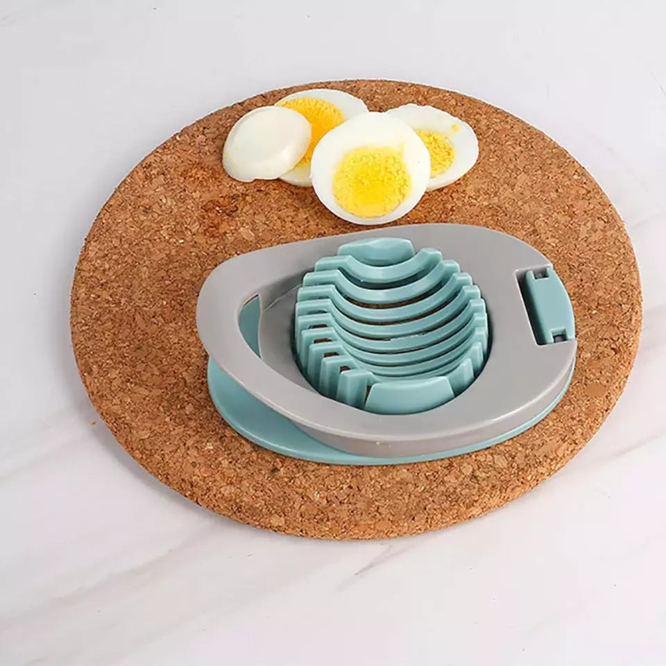 Egg Slicer for Boiled Eggs Strawberry Cutter with Stainless Steel Wire ( 1 pieces)