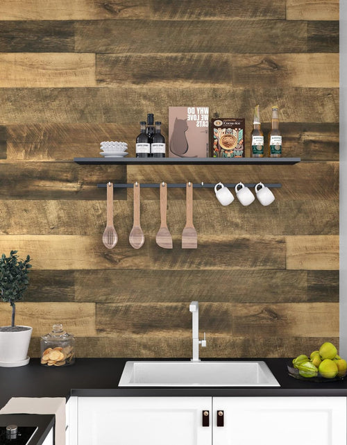 Load image into Gallery viewer, Brown Wood Wallpaper Peel and Stick Decorative Vinyl Countertop for Bedroom Accent Wall 15.75&quot; x 78&quot;
