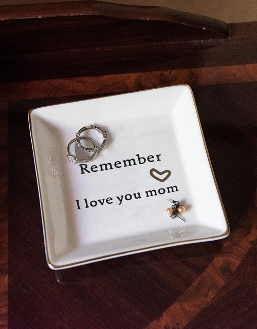 Load image into Gallery viewer, Ceramic Ring Dish Jewelry Tray for Mom Sister Friends, Mom

