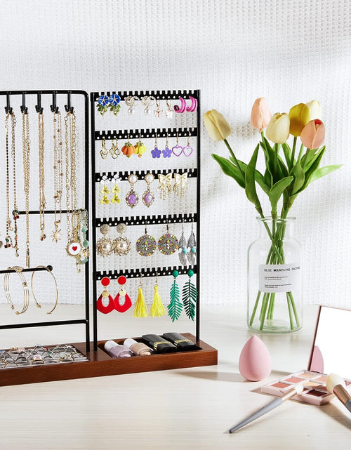 Load image into Gallery viewer, Jewelry Holder Organizer Stand Tree for Earring Necklace Ring Bracelets Display and Storage
