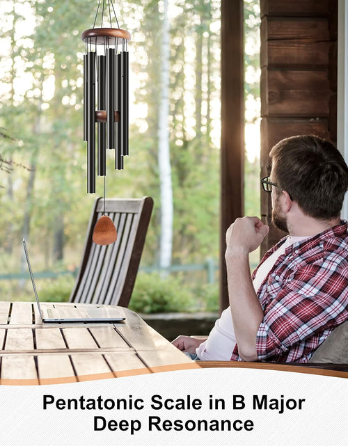 Load image into Gallery viewer, Large Aluminium Wind Chimes 37&quot; Inches to Create a Zen Atmosphere Suitable for Outdoor
