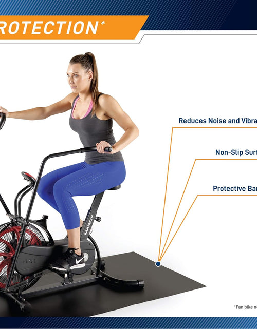 Load image into Gallery viewer, Fitness Equipment Mat and Floor Protector for Treadmills, Exercise Bikes, and Accessories (Regular 78&quot;)
