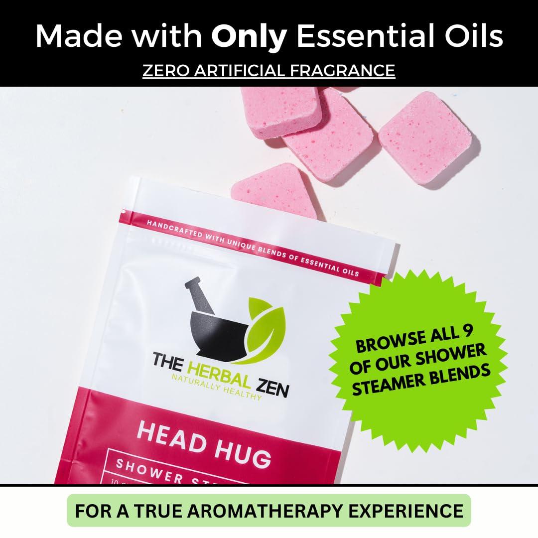Shower Steamers Aromatherapy for Soothing Relief, Self Care Spa Gift for Women, Orginal,10 ct Pack of 1