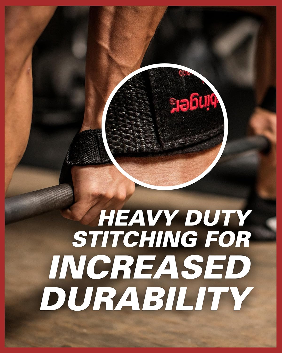 Padded Cotton Lifting Straps with NeoTek Cushioned Wrist (Black, Pair)