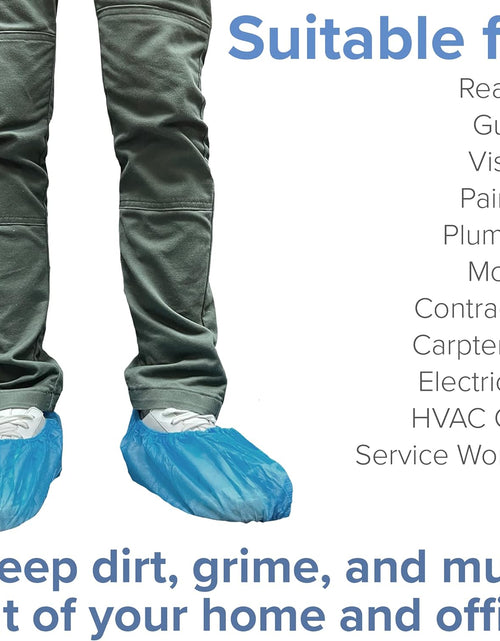 Load image into Gallery viewer, Disposable Non Slip Boot &amp; Shoe Covers - Disposable Booties, 100 Pack, LG
