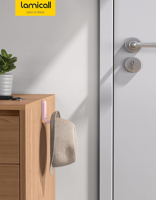 Load image into Gallery viewer, Headphone Stand, Sticky Headset Hanger, Pink
