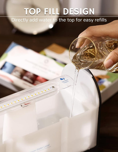 Load image into Gallery viewer, 500ml Flame Diffuser, Aroma Essential Oil Diffuser, Ultrasonic Cool Mist Humidifier, LF500M Fire Diffuser
