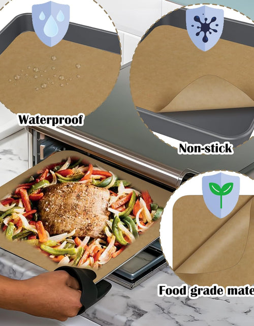 Load image into Gallery viewer, 120PCS Air Fryer Parchment 12 Inch Square,Non Stick Parchment Baking Disposable Paper Liner
