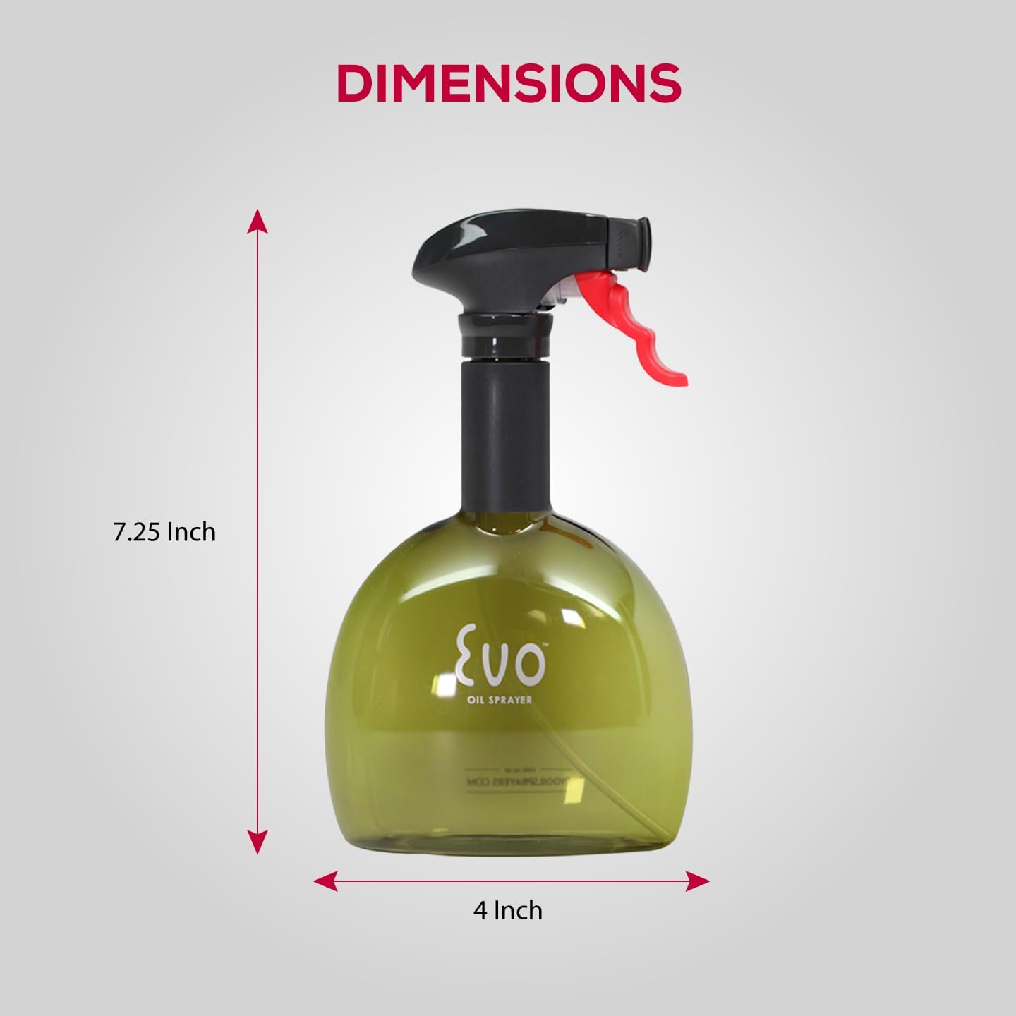 Mini Oil Sprayers, Non-Aerosol for Olive Oil, Cooking Oils, and Vinegars, 8-Ounce