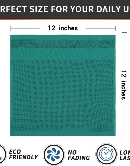 Load image into Gallery viewer, 8 Pack - 12 x 12 Inches, Waffle Weave Super Soft and Absorbent Dish Towels Quic
