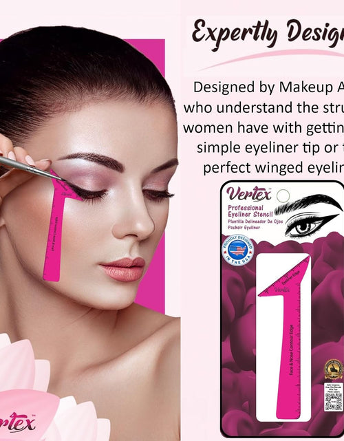 Load image into Gallery viewer, Eyeliner Stencils Pencil Liquid Waterproof Tool For Liner Makeup Brush Pen Stamp
