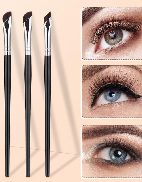 Load image into Gallery viewer, 5-Piece Set Eyeliner Brushes for Precision Makeup Application - Fine Angled &amp; Ultra Thin Slanted Flat Angle
