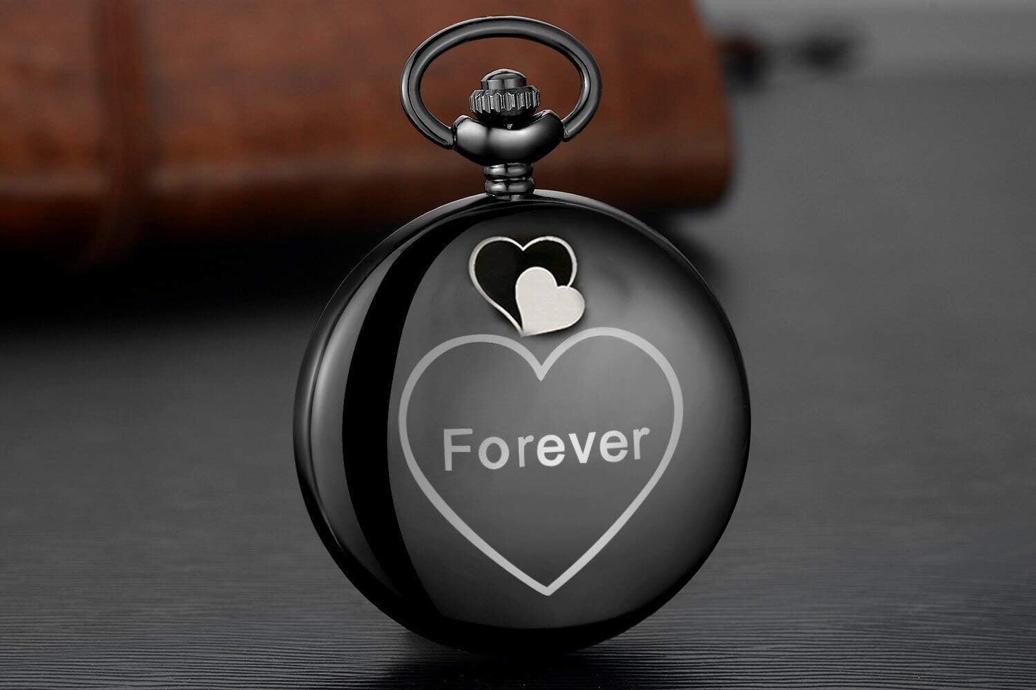 Pocket Watch with Chain, Engraved to My Son, I Love You Pocket Watches