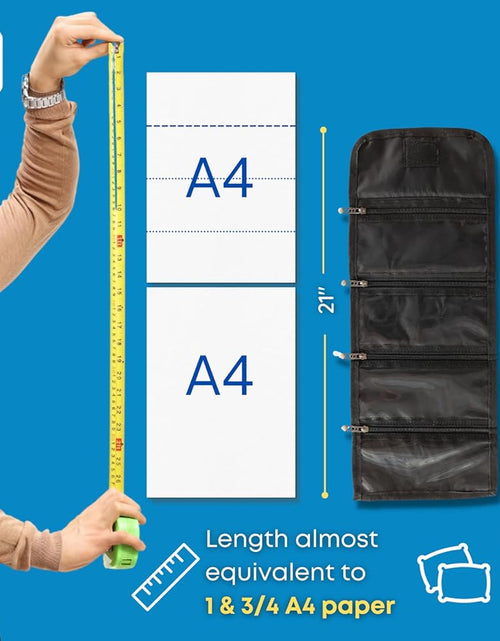 Load image into Gallery viewer, Money Organizer, Cash Wallet with 4 Zipper Slots - Money Organizer for Budget
