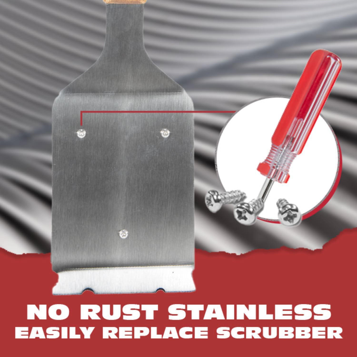 BBQ-Aid Grill Brush and Scraper for Barbecue No Scratch- BBQ Grill Brush for Any Grill