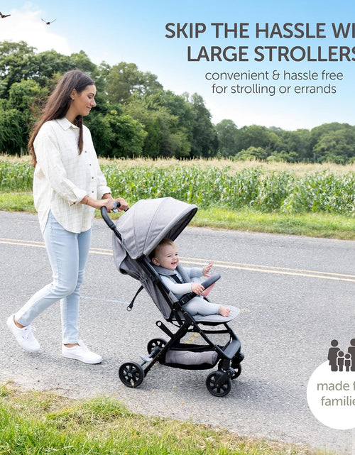 Load image into Gallery viewer, Lightweight Travel Stroller for Baby &amp; Toddlers - Easy Fold &amp; Compact Stroller with Canopy
