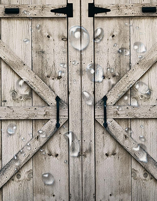 Load image into Gallery viewer, Rustic Wooden Vintage Farmhouse Wooden Country Barn Door Shower Curtain,  60X70in
