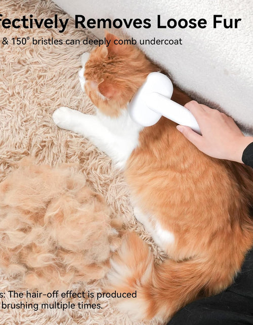 Load image into Gallery viewer, Cat Brush with Release Button, Cat Brushes for Indoor Cats Shedding, Removes Loose Fur
