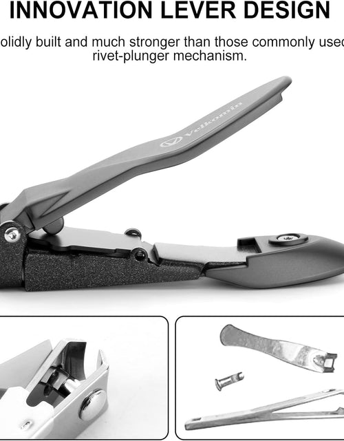 Load image into Gallery viewer, Nail Clippers for Men with Catcher, Ergonomic Design Self-Collecting Sharp Blade Durable Nail Clipper Cutters
