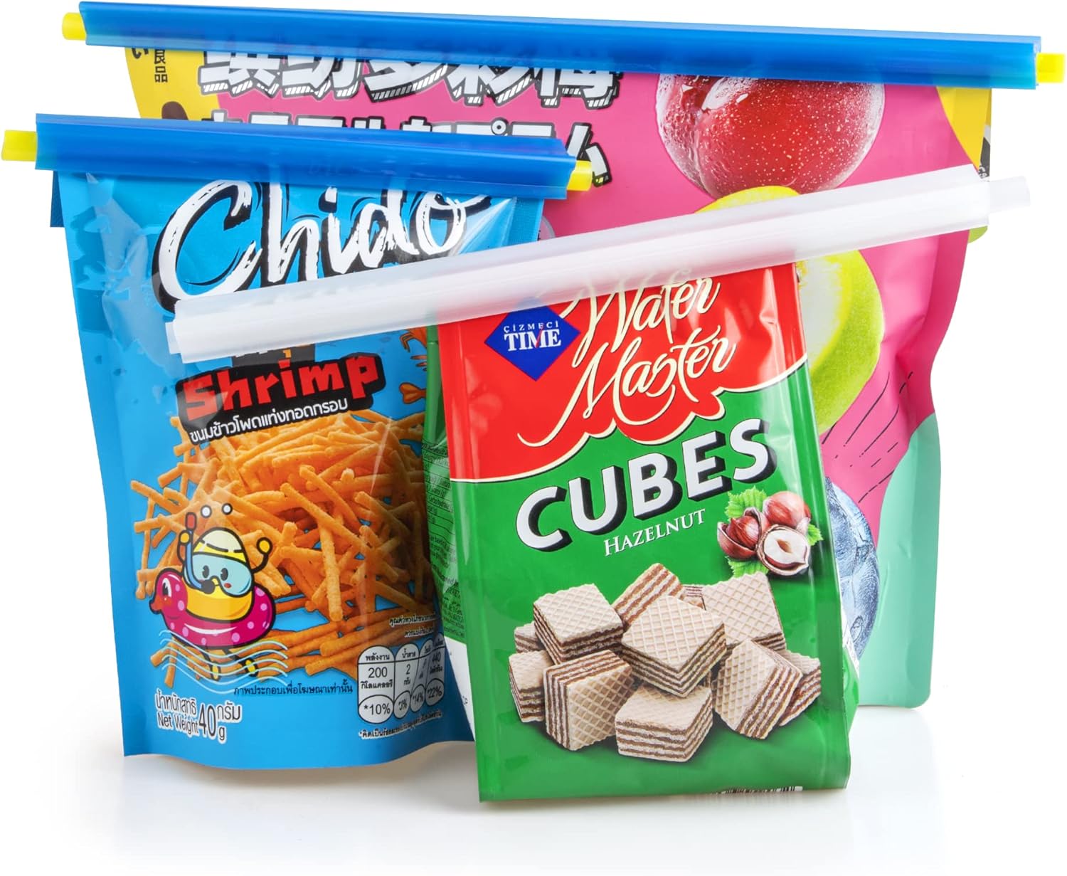 Bag Sealer Sticks, 16 PCS Reusable Bag Clips Chip Clips, Bag Sealer Sealing Clips Sticks
