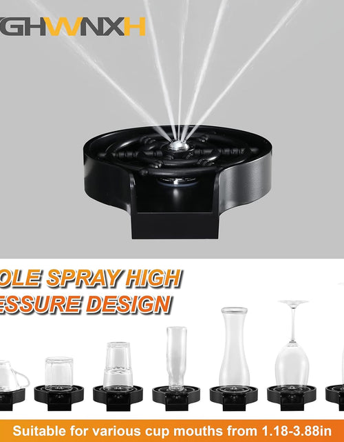 Load image into Gallery viewer, Glass Rinser,Kitchen Aink Faucet Bottle Washer, Cleaner Accessories
