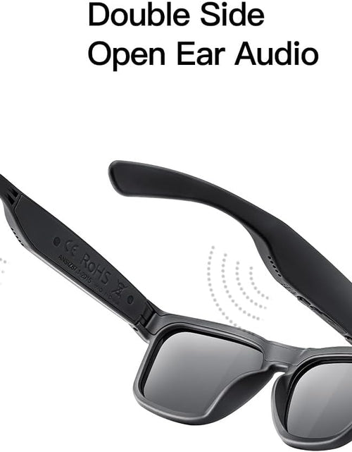 Load image into Gallery viewer, Smart Glasses,Polarized Sunglasses with Bluetooth Speaker,Athletic/Outdoor UV Protection and Voice Control,Unisex (Grey Lens)

