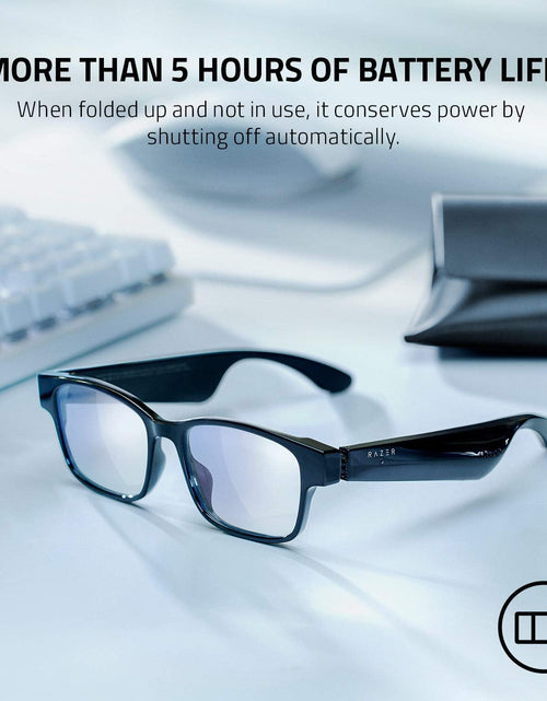 Load image into Gallery viewer, Smart Glasses: Blue Light Filtering &amp; Polarized Sunglass Lenses - Low Latency Audio - Built-in Mic &amp; Speakers , Rectangle
