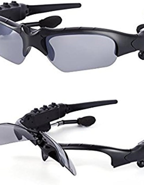 Load image into Gallery viewer, Wireless Bluetooth MP3 Polarized Lenses Music Sunglasses V4.1 Stereo Handfree Headphone for iPhone Samsung Most Smartphone or PC (Black)
