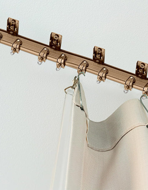 Load image into Gallery viewer, Flexible Ceiling Curtain Mount Soft Windows Curved Track for Curtain Rail with Track Curtain System (Brown,20 Meter/ 65.6 Feet)
