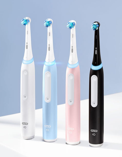 Load image into Gallery viewer, Deep Clean Rechargeable Electric Powered Toothbrush, Black with iO Series 3 Limited, 2 Brush Heads and Travel Case
